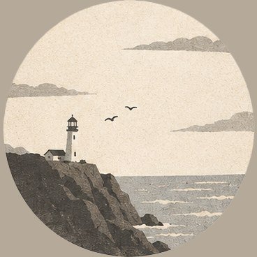 Keeper's Watch: a lighthouse on a cliff